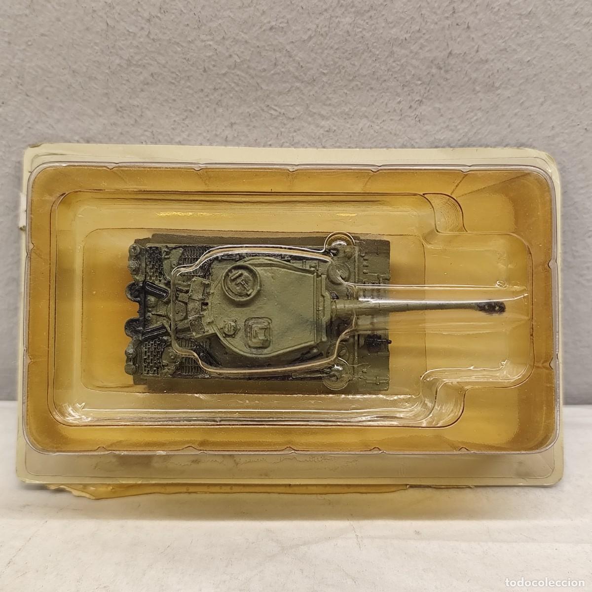 Militaria: TANQUE EN MINIATURA - R&Eacute;PLICA - DE PLOMO - PANZER VI - TIGER I - 100 MM / 777