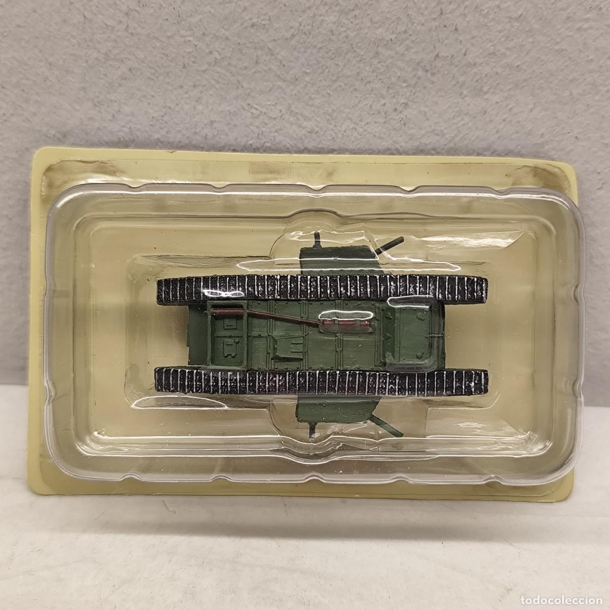 Militaria: TANQUE EN MINIATURA - R&Eacute;PLICA - DE PLOMO - TANK MARK-V - REF. Z000028049 - 90 MM / 786