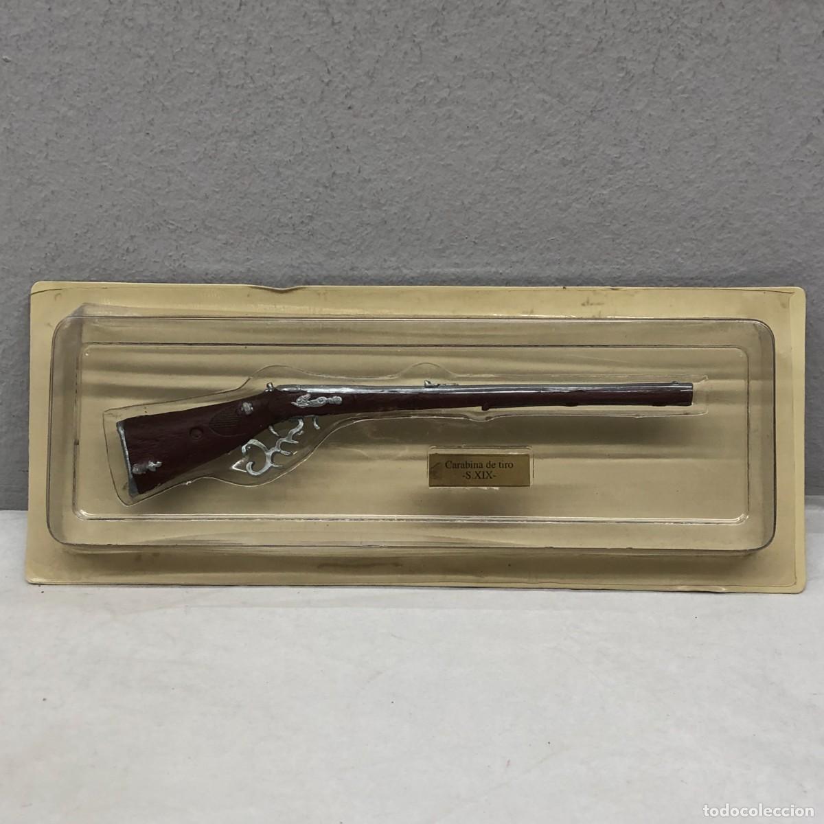 Militaria: CARABINA DE TIRO S. XIX - FUSIL EN MINIATURA - R&Eacute;PLICA - DE PLOMO - 170 MM LARGO / 913