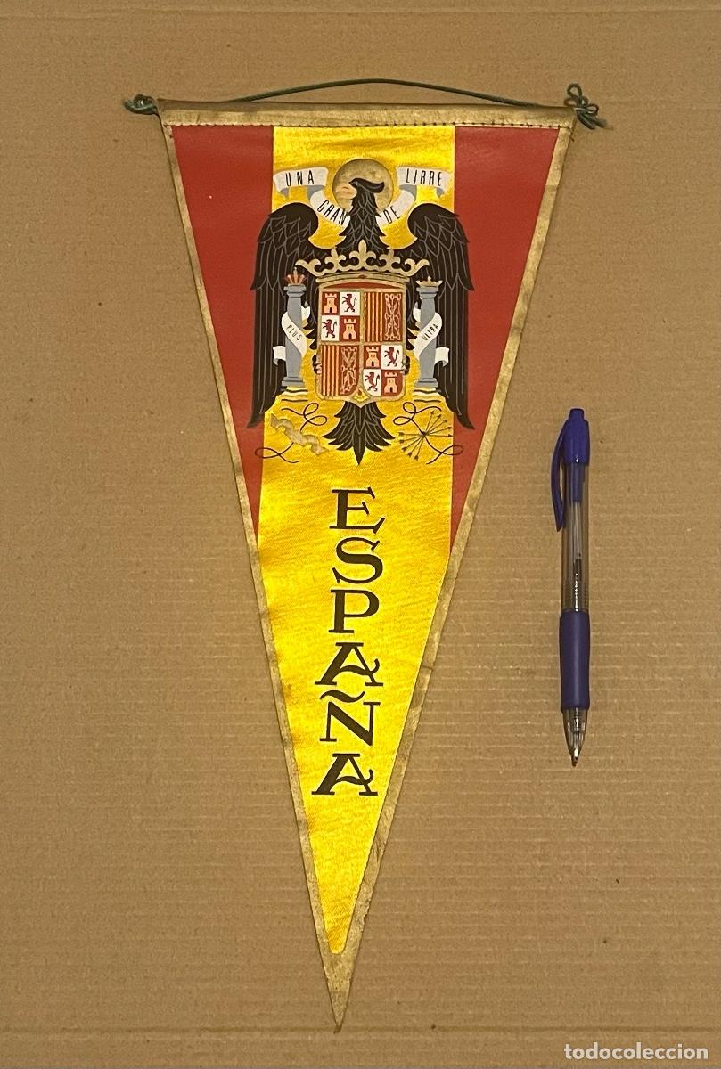 Militaria: bander&iacute;n ESCUDO ESPA&Ntilde;A UNA GRANDE LIBRE