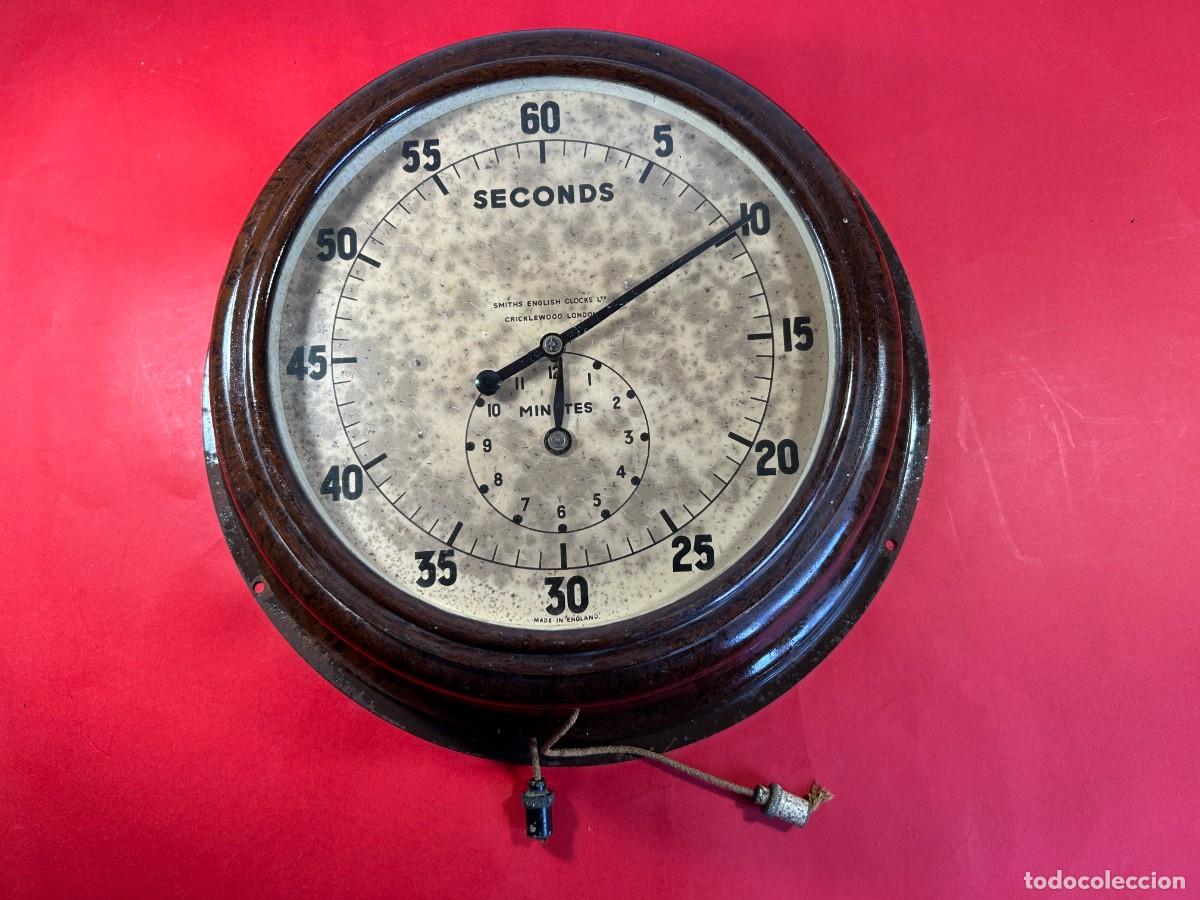 Military Antiques: ANTIGUO RELOJ DE PARED DE LA RAF (ROYAL AIR FORCE) BRITANICA - SMITHS ENGLISH CLOCKS