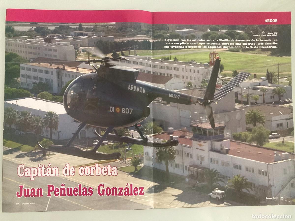 Militaria: POSTER, HELICOPTERO HUGHES-500, 01-607 DE LA SEXTA ESCUADRILLA DE LA FLOAN, ARMADA ESPA&Ntilde;OLA