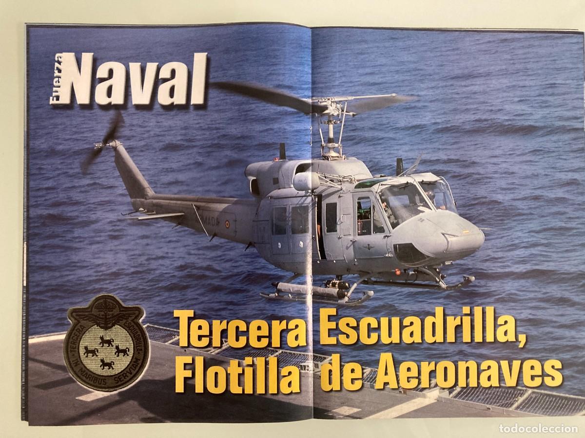 Militaria: POSTER, HELICOPTERO, AGUSTA BELL204B, TERCERA ESCUADRILLA, FLOTILLA DE AERONAVES, ARMADA ESPA&Ntilde;OLA