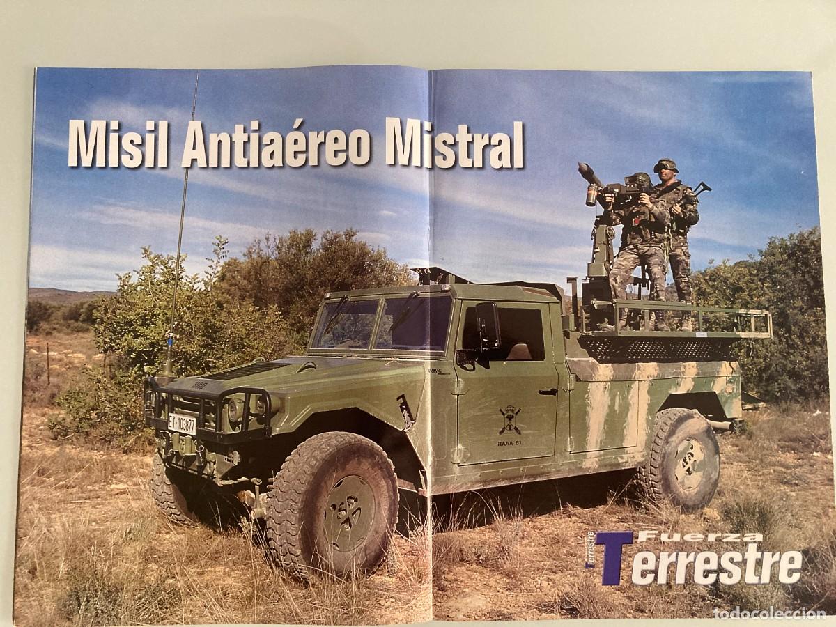 Militaria: POSTER, URO VAMTAC REBECO, CON MISIL MISTRAL, R.A.A.A.81, EJERCITO ESPA&Ntilde;OL