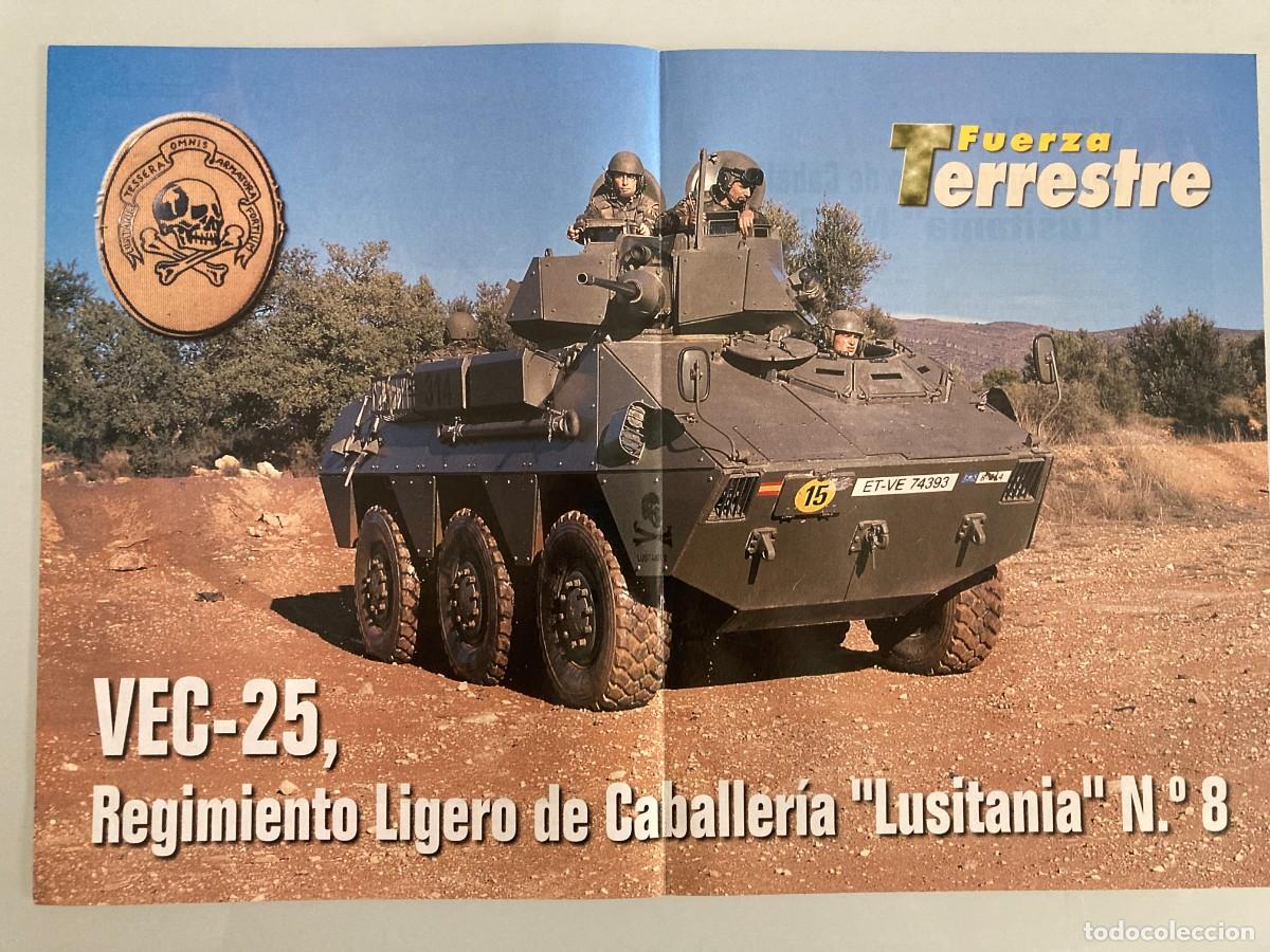 Militaria: POSTER, BMR 625 VEC, VEHICULO DE EXPLORACI&Oacute;N DE CABALLERIA, REG. LIGERO DE CABALLERIA LUSITANIA 8
