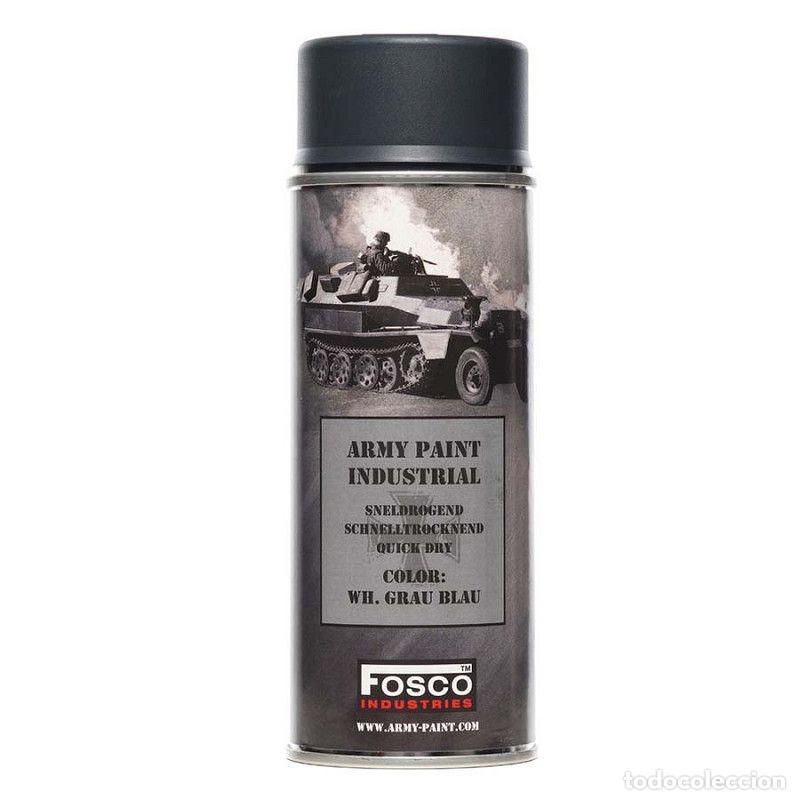 Militaria: PINTURA EN SPRAY FOSCO WH GRAU BLAU