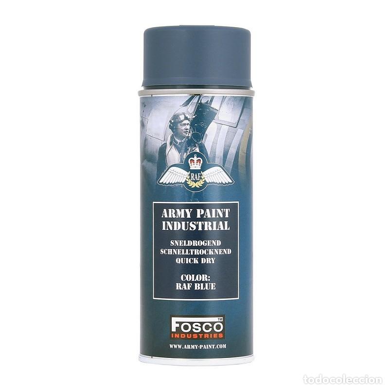 Militaria: PINTURA EN SPRAY FOSCO RAF BLAU