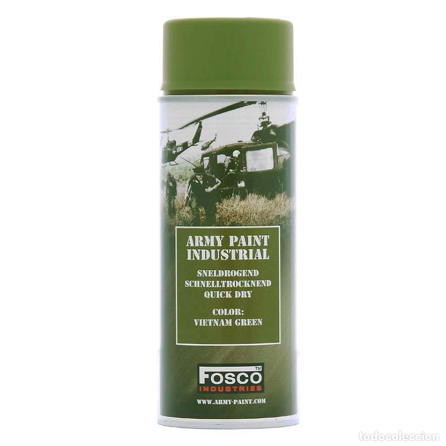 Militaria: PINTURA EN SPRAY FOSCO VIETNAM GREEN