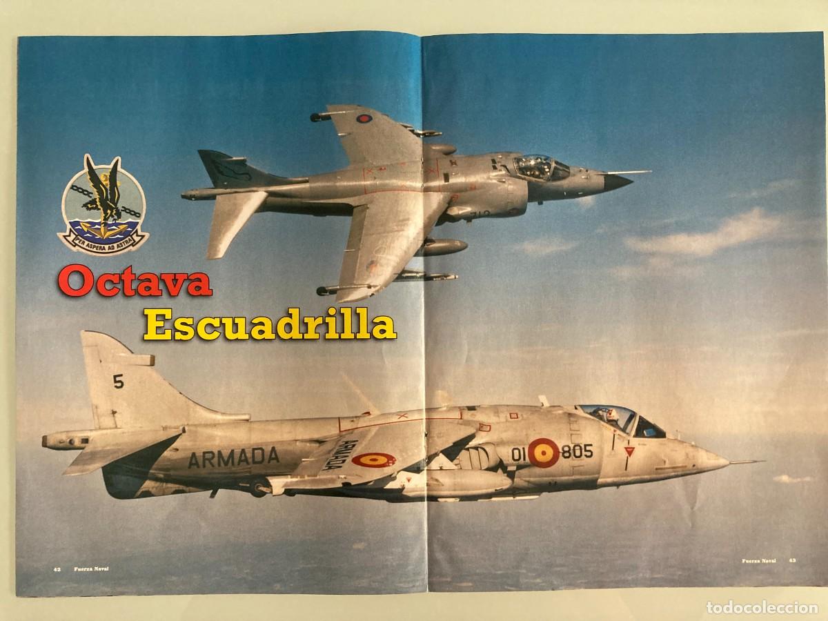 Militaria: POSTER, AV-8A S HARRIER, OCTAVA ESCUADRILLA, ARMADA ESPA&Ntilde;OLA