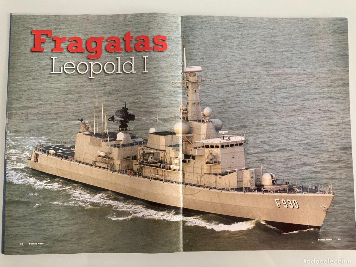 Militaria: POSTER, F930, LEOPOLD I, FRAGATA CONPONENTE NAVAL DE LA MARINA BELGA