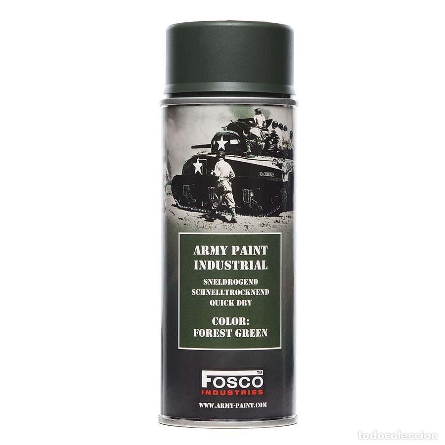 Militaria: PINTURA EN SPRAY FOSCO FOREST GREEN