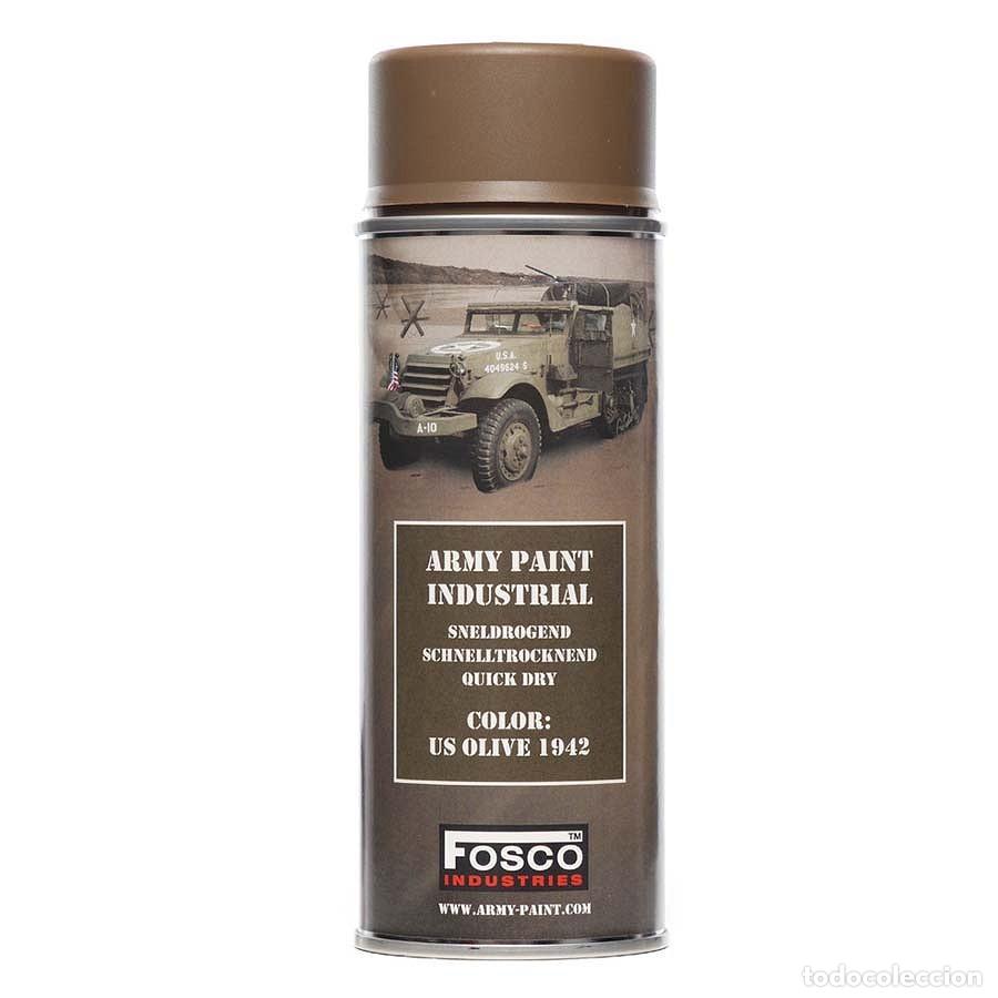 Militaria: PINTURA EN SPRAY FOSCO US OLIVE 1942