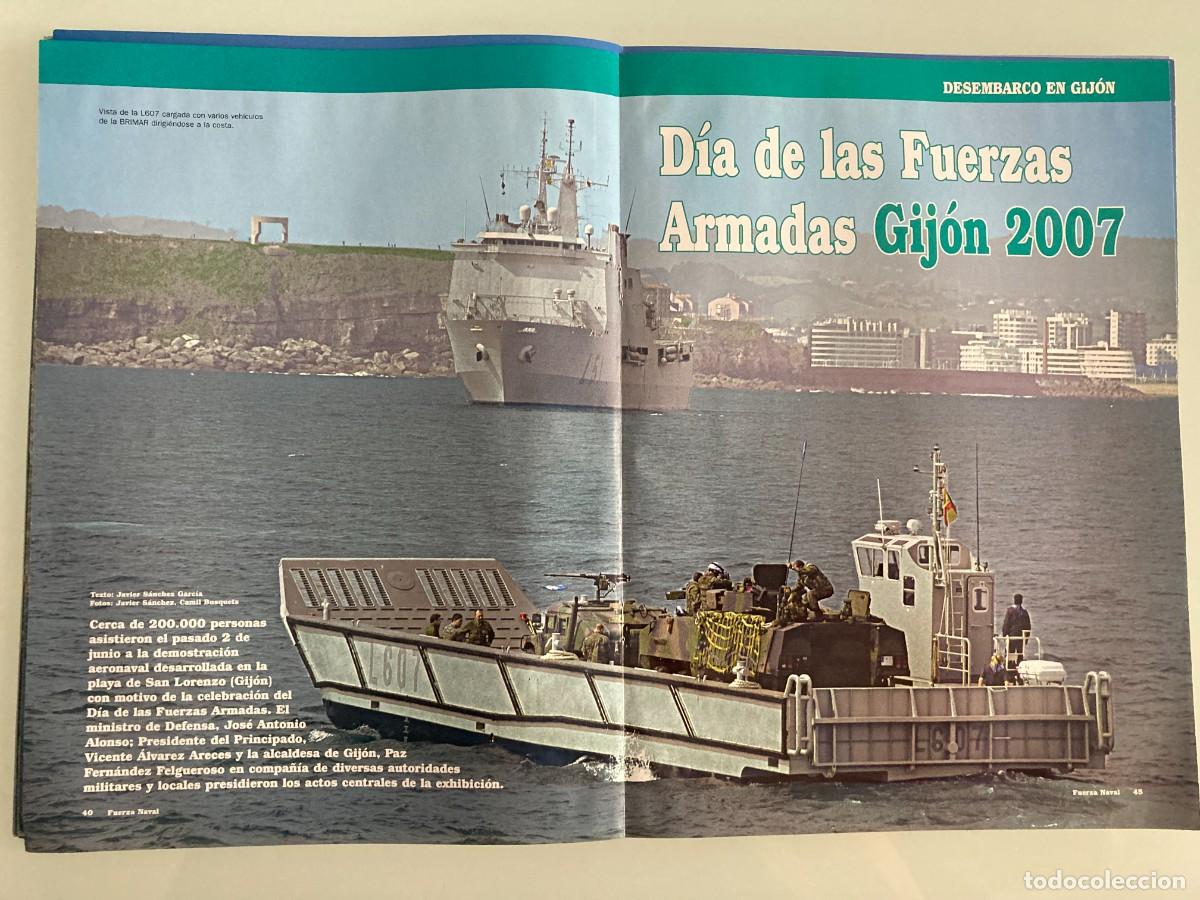 Militaria: POSTER, L-607, LCM 1E, LANCHA DE DESEMBARCO ARMADA ESPA&Ntilde;OLA, GIJON 2007, DIA FUERZAS ARMADAS