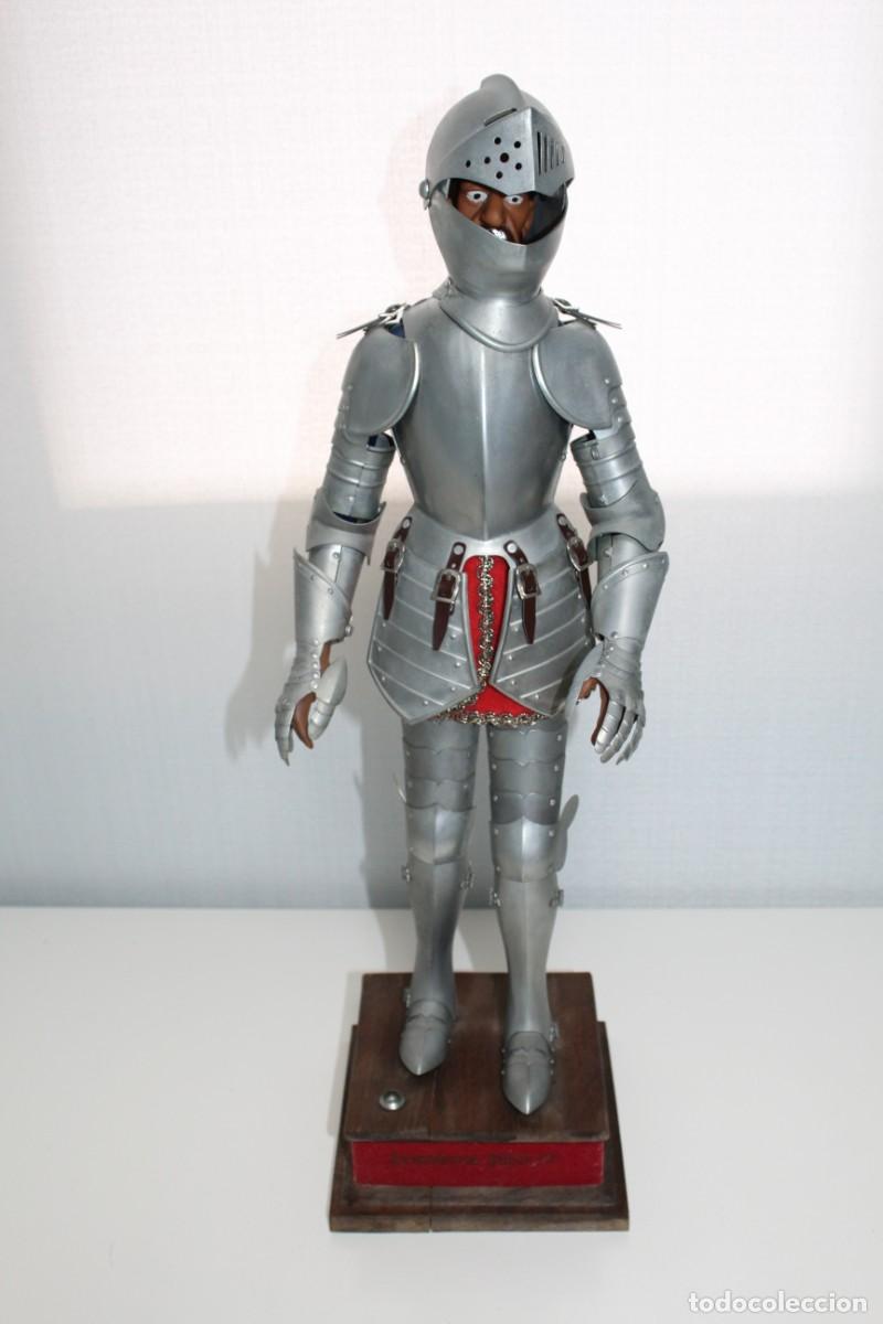 Militaria: ARMADURA SIGLO XV FIGURA ARTICULADA Y DESMONTABLE - MIDE 50 CTMS