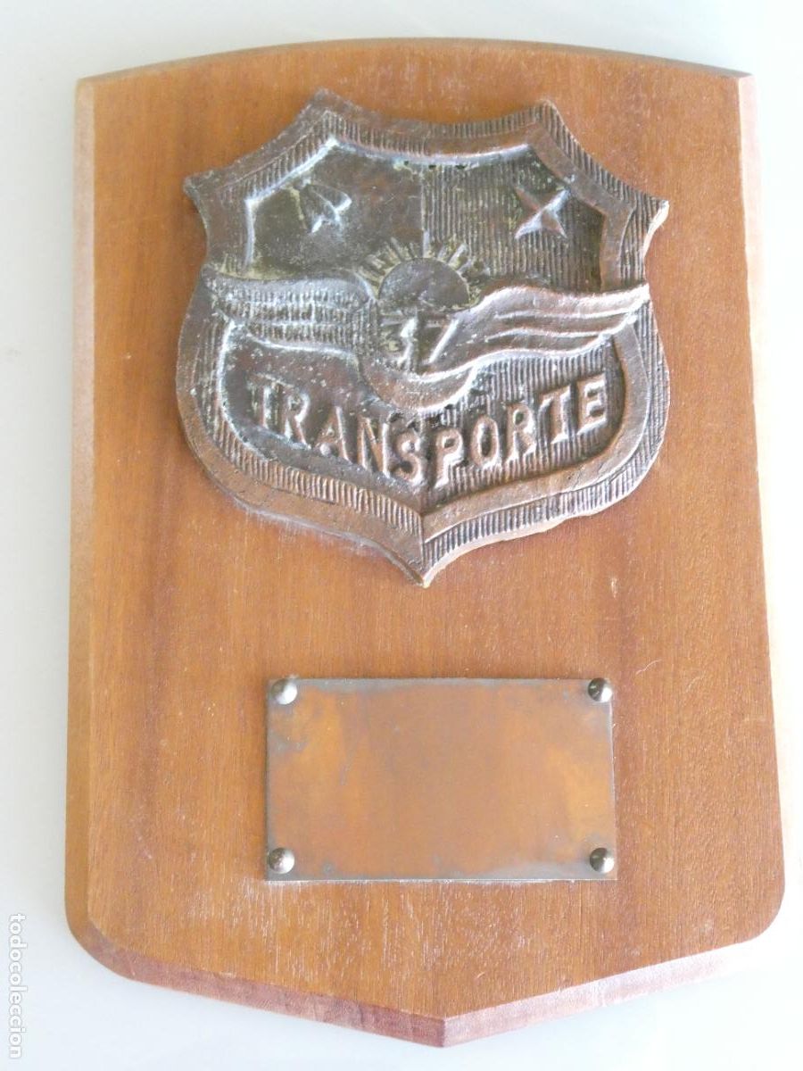 Militaria: ANTIGUA METOPA MILITAR. EJ&Eacute;RCITO DEL AIRE ALA TRANSPORTE 37. 22X15CM. 450GR