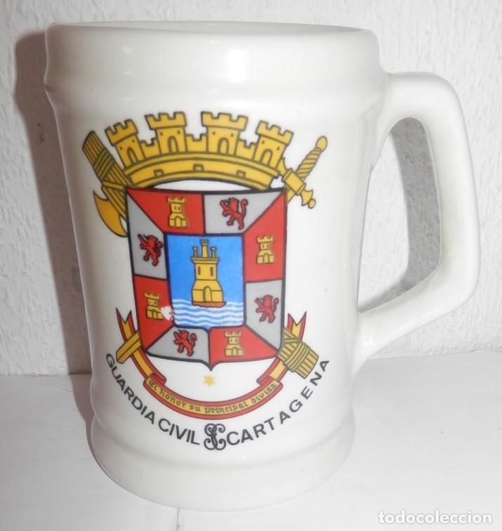 Militaria: JARRA DE LA GUARDIA CIVIL DE CARTAGENA