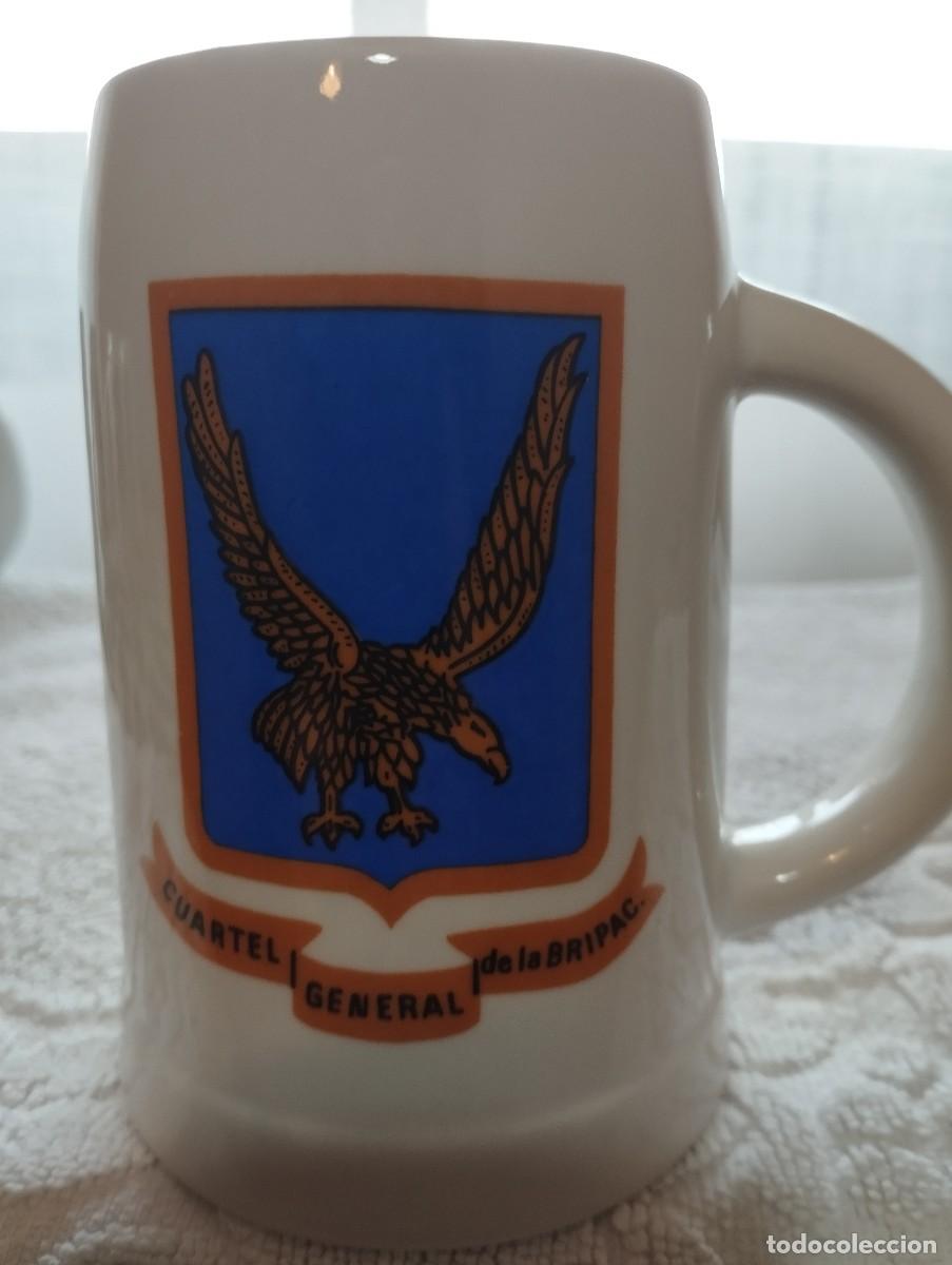 Militaria: jarra BRIGADA PARACAIDISTA CUARTELGENERAL