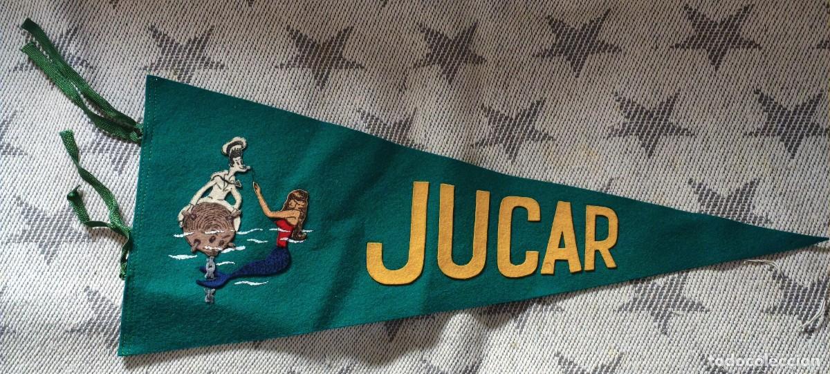 Militaria: Armada Espa&ntilde;ola. Bander&iacute;n de fieltro. Dragaminas Jucar.