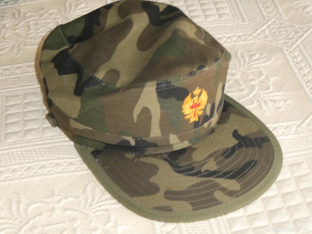 Militaria: GORRA MILITAR. EJ&Eacute;RCITO DE TIERRA. MIMETIZADO BOSCOSO CAMUFLAJE. TALLA M AJUSTABLE. VALLE. 100GR
