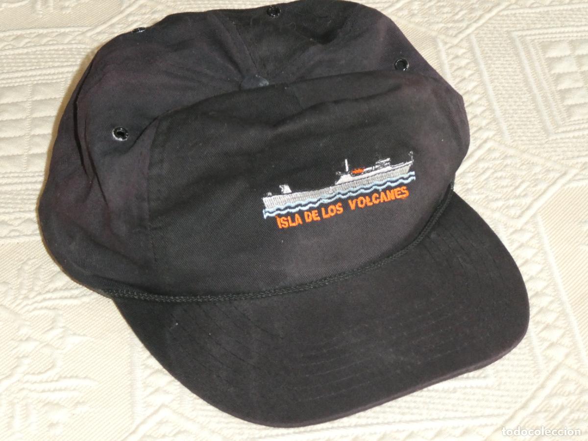 Militaria: GORRA MARINA MERCANTE. NAVIERAS MAR&Iacute;TIMAS PEREGAR MELILLA M&Aacute;LAGA BUQUE ISLA DE LOS VOLCANES. 80GR