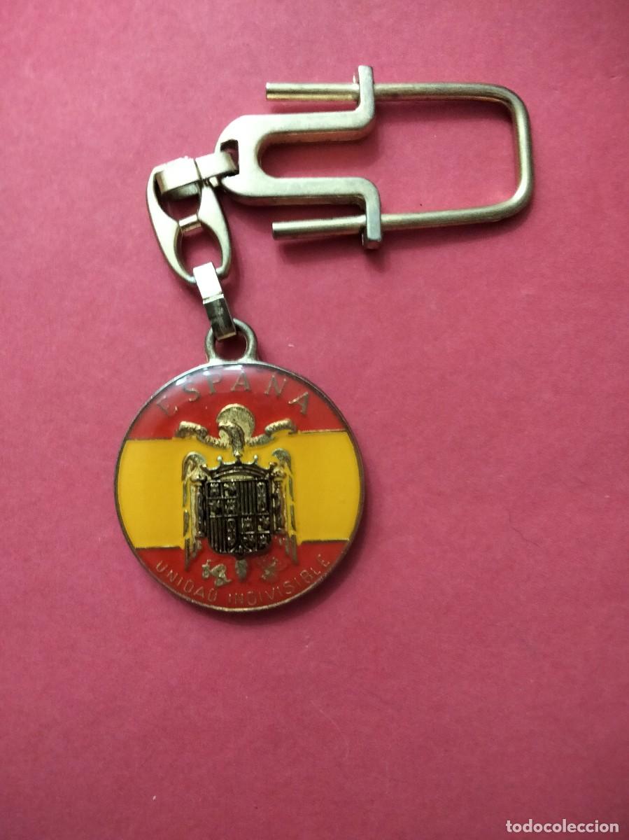 Militaria: Llavero Espa&ntilde;a Unidad Indivisible