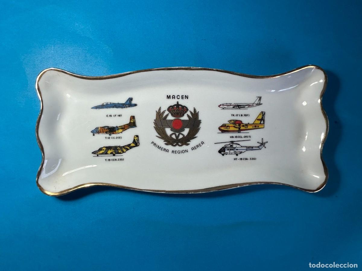 Militaria: PLATO MACEN PRIMERA REGION AREA - PORCELANAS TAMARIT - TORREDEMBARRA TARRAGONA