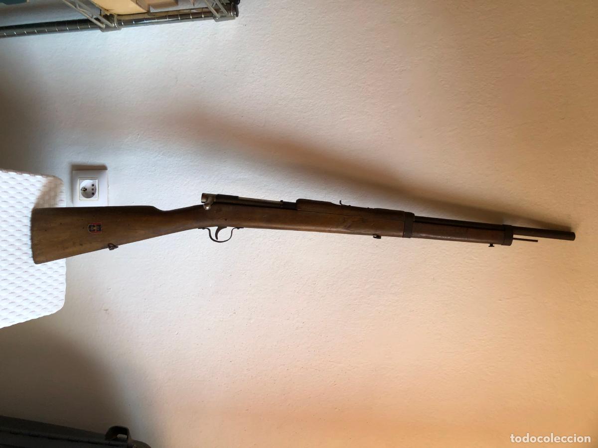 Militaria: FALANGE ESPA&Ntilde;OLA, R&Eacute;PLICA FUSIL MAUSER PARA FLECHAS,S.E.A.M.