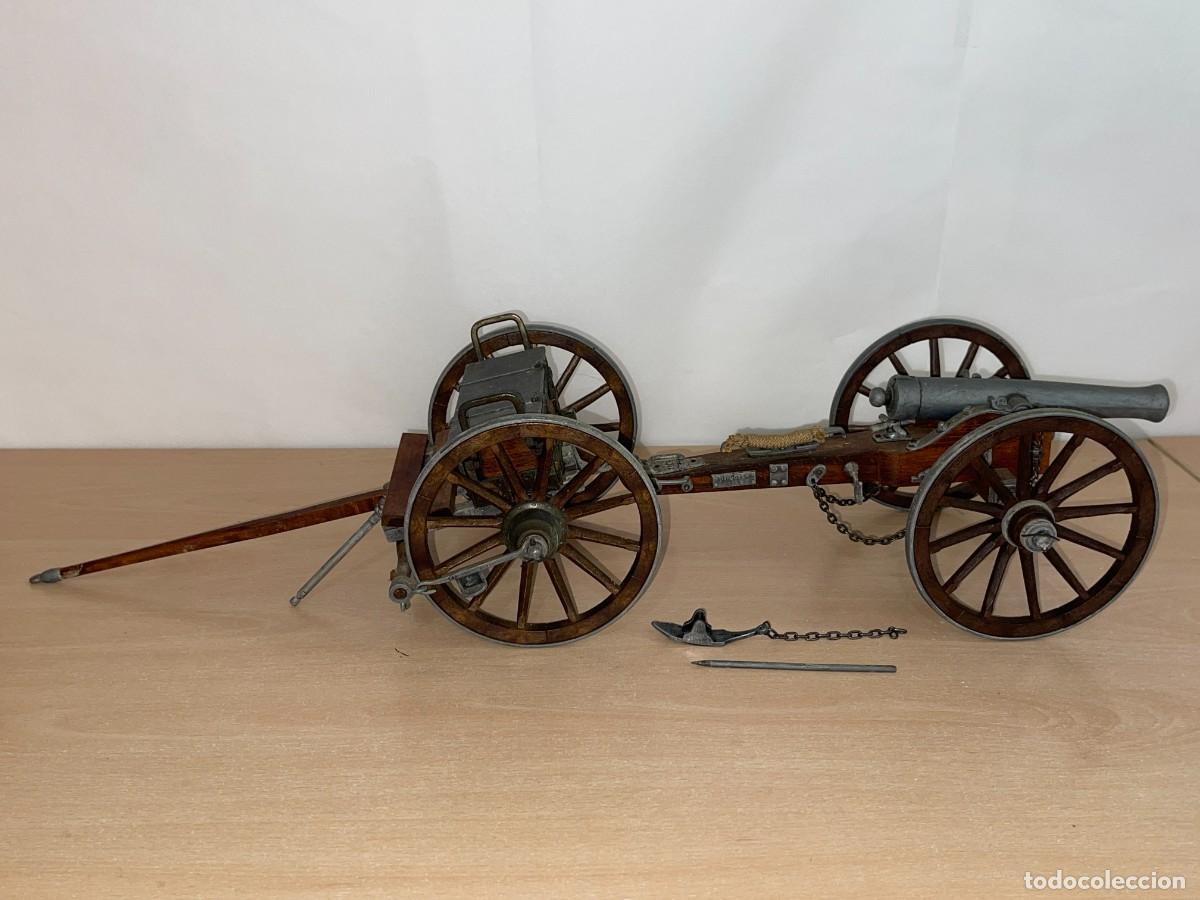 Militaria: Antiguo Ca&ntilde;&oacute;n DAHLGREN 1861 mide 38 cm. + Carro ARMON 1/6 ideal para figuras Geyperman Dragon Gi Joe