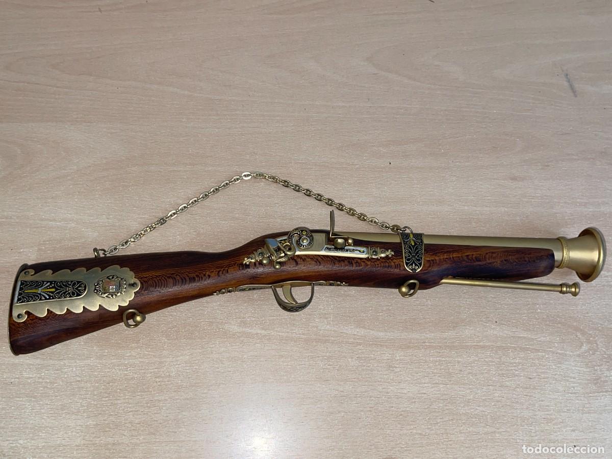 Militaria: Antiguo TRABUCO de Bandolero o Pirata r&eacute;plica decorativa recuerdo de Espa&ntilde;a 50cm!! Curro Jim&eacute;nez