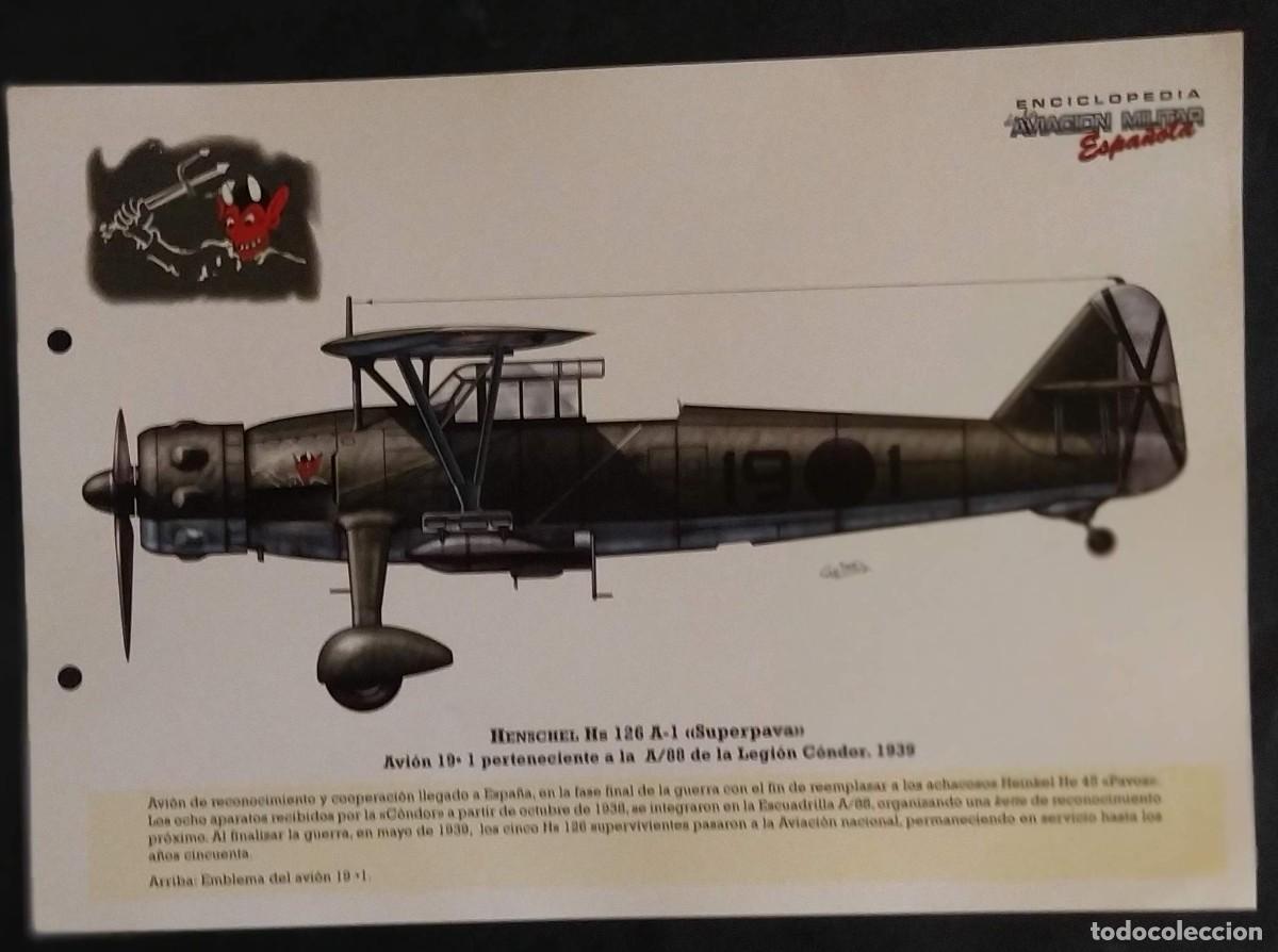 Militaria: HENSCHEL HS-126 A-1. EN BUEN ESTADO