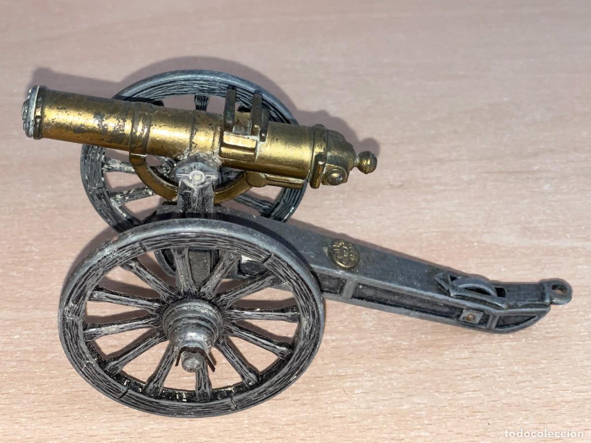 Militaria: 2- Ca&ntilde;&oacute;n Ametralladora GATLING USA 1883 Guerra Civil Americana fabricado en metal 17 cm. norte sur