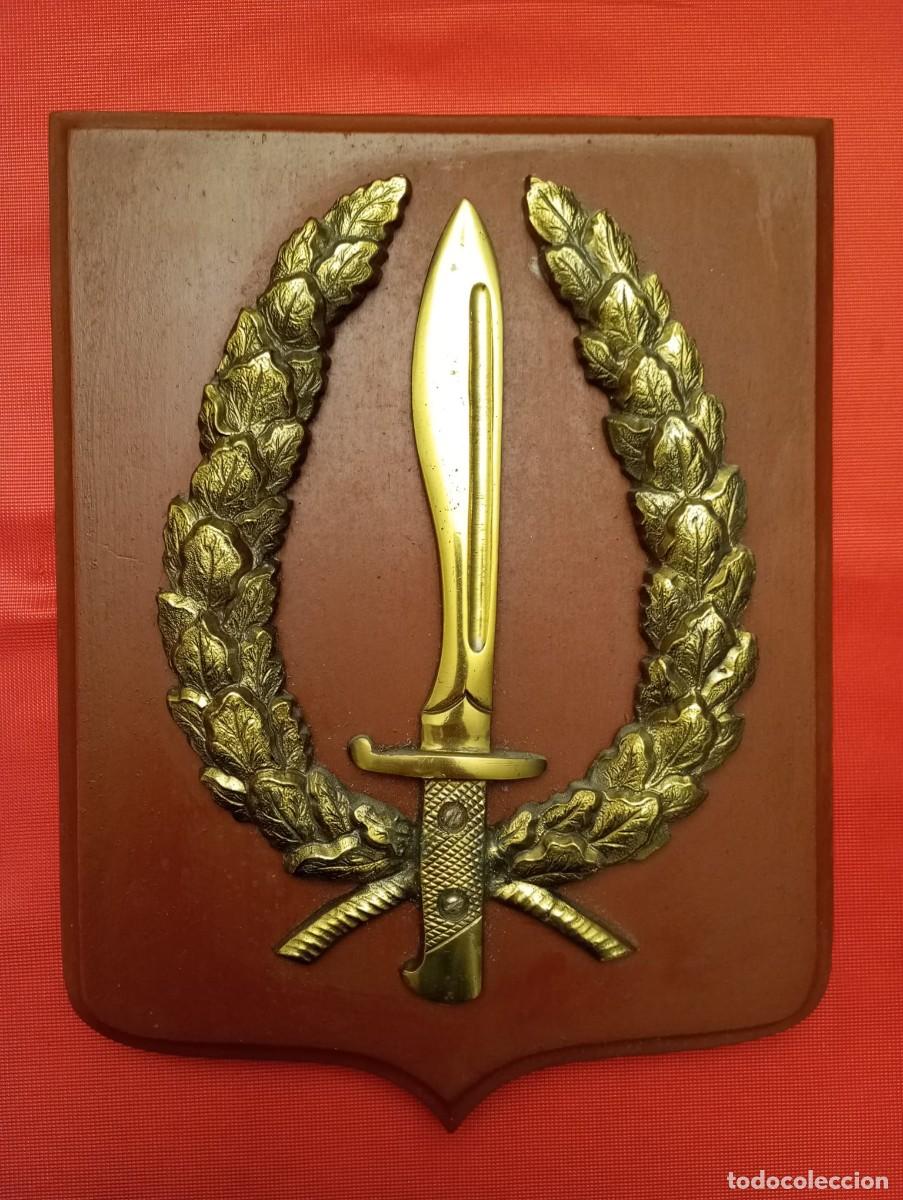 Militaria: ANTIGUA METOPA COE. COMPA&Ntilde;IA DE OPERACIONES ESPECIALES. COES. BRONCE. GRAN FORMATO.
