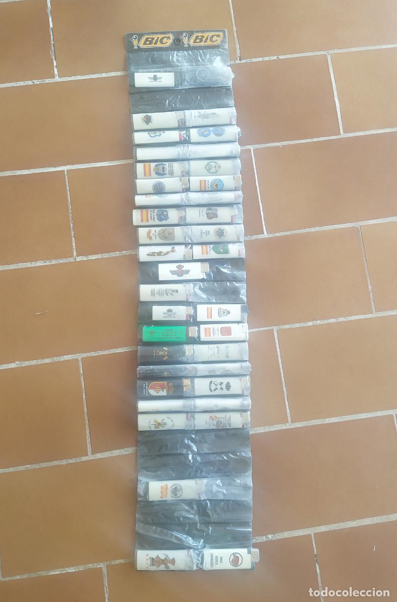 Militaria: Colecci&oacute;n 50 mecheros Ej&eacute;rcito del Aire a&ntilde;os 80