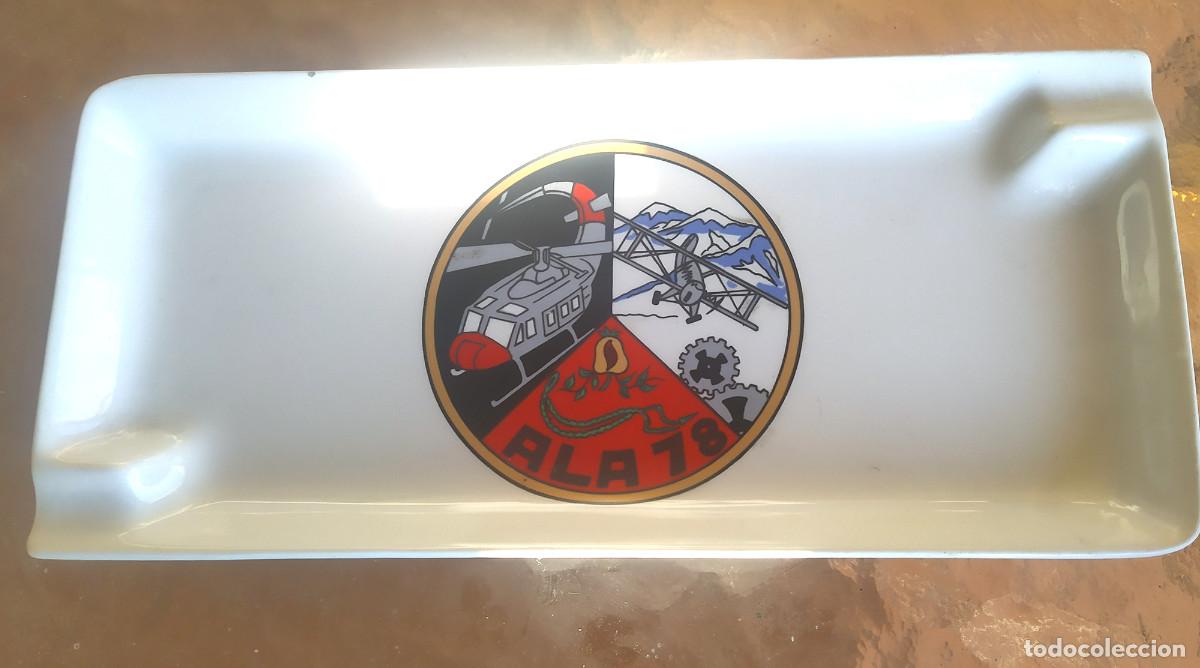Militaria: Cenicero Ala 78 (Escuela de Helic&oacute;pteros) del Ej&eacute;rcito del Aire primeros a&ntilde;os 80