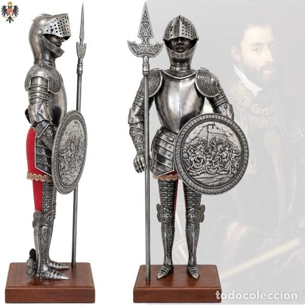 Militaria: ARMADURA MEDIEVAL COMBATE EUROPEA + RODELA. 45 CMS