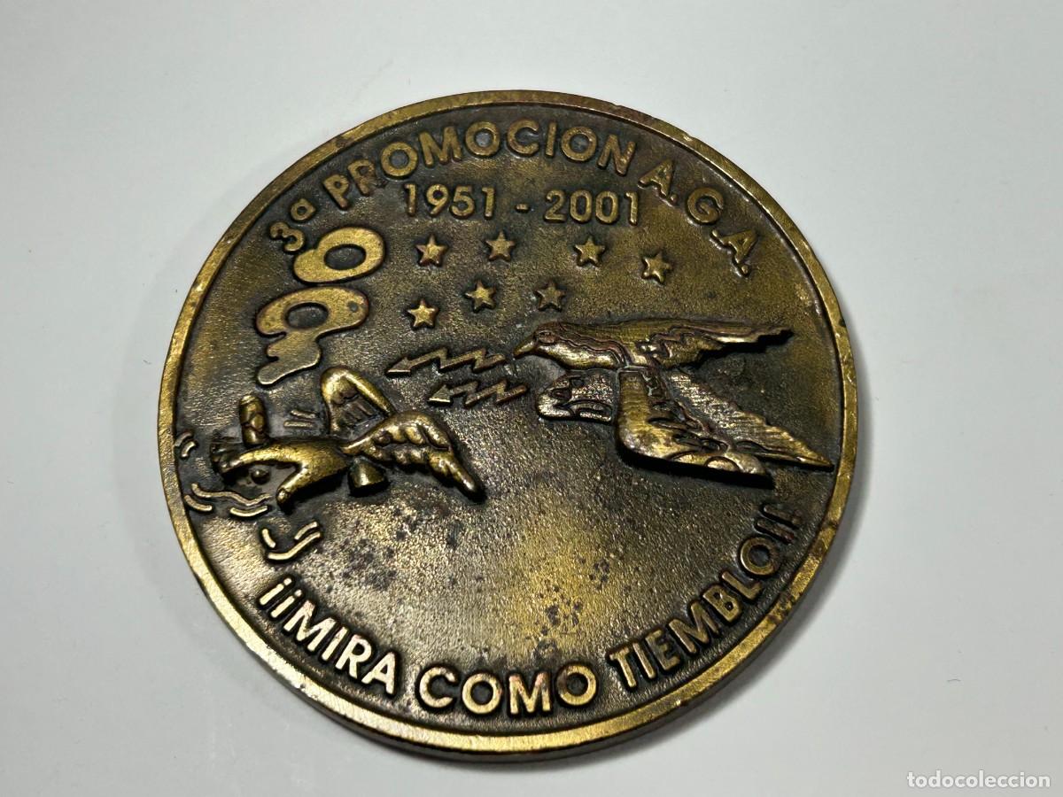 Militaria: MEDALLA EMPLEMA 3&ordf; PROMOCION ACADEMIA GENERAL DEL AIRE SAN JAVIER MURCIA A.G.A. 1951-2001