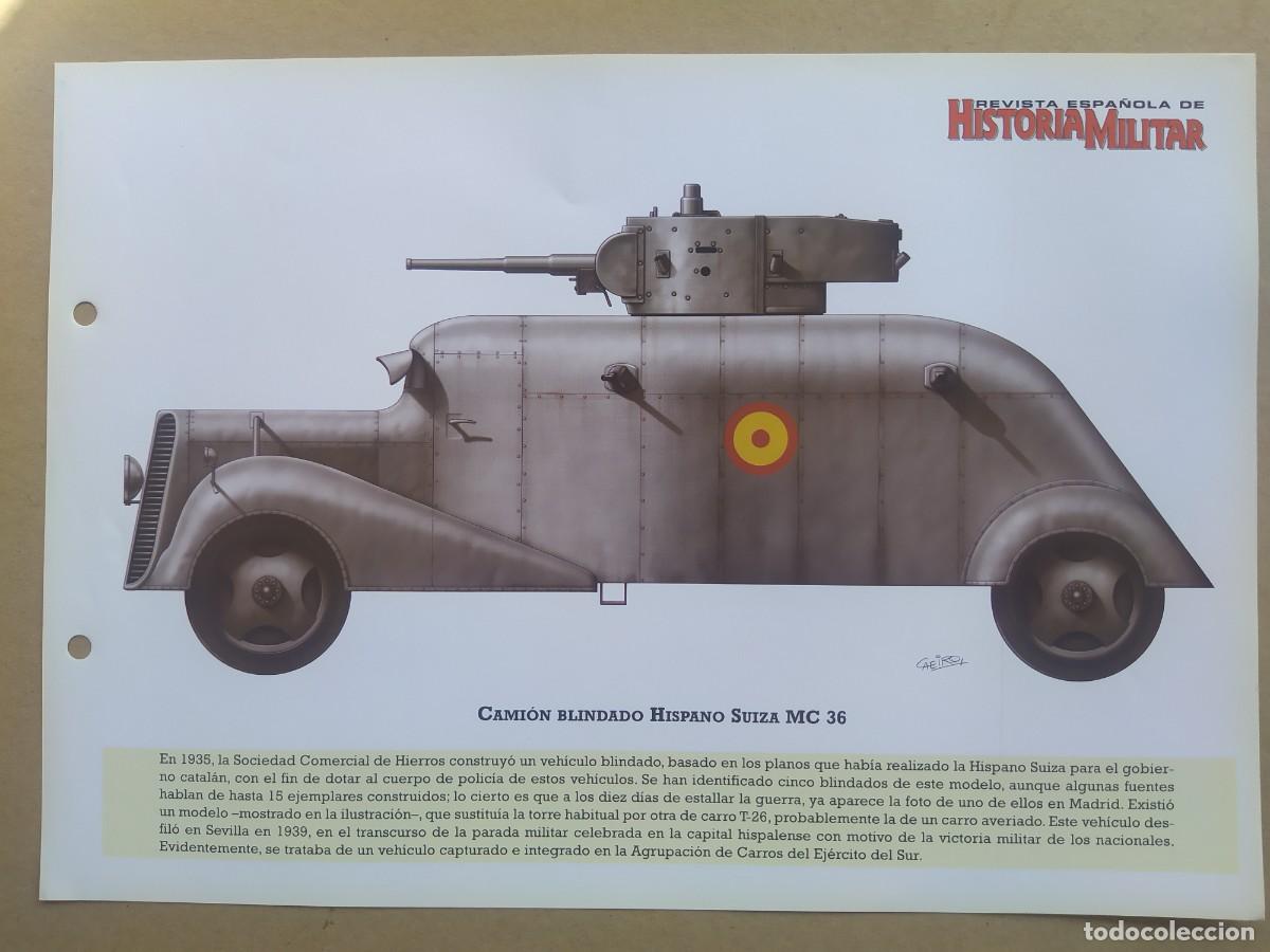 Militaria: CAMI&Oacute;N BLINDADO HISPANO SUIZA MC36