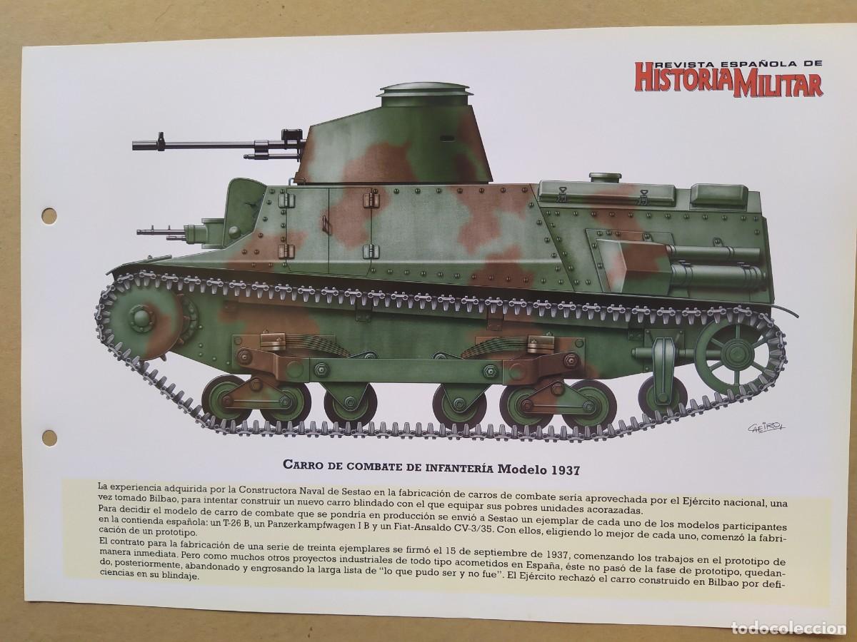 Militaria: CARRO DE COMBATE DE INFANTERIA 1937