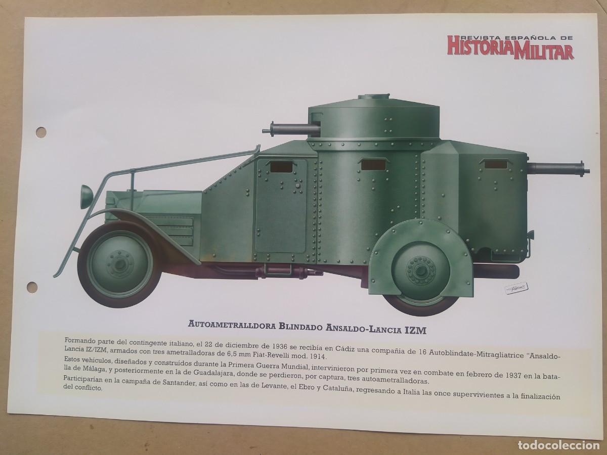 Militaria: AUTOAMETRALLADORA BLINDADO ANSALDO-LANZIA IZM