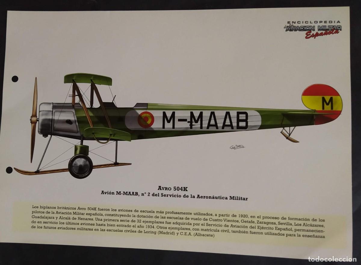 Militaria: AVRO 504 K. EN BUEN ESTADO
