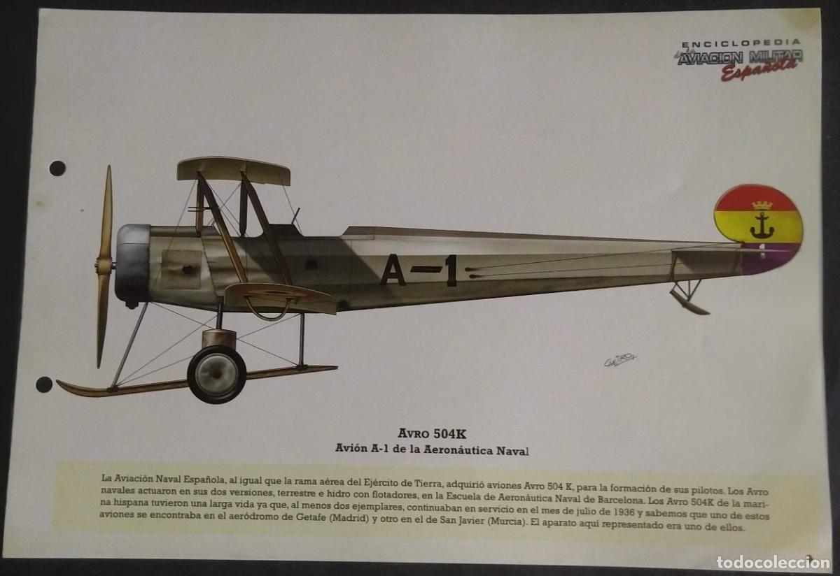 Militaria: AVRO 504 K. EN BUEN ESTADO.