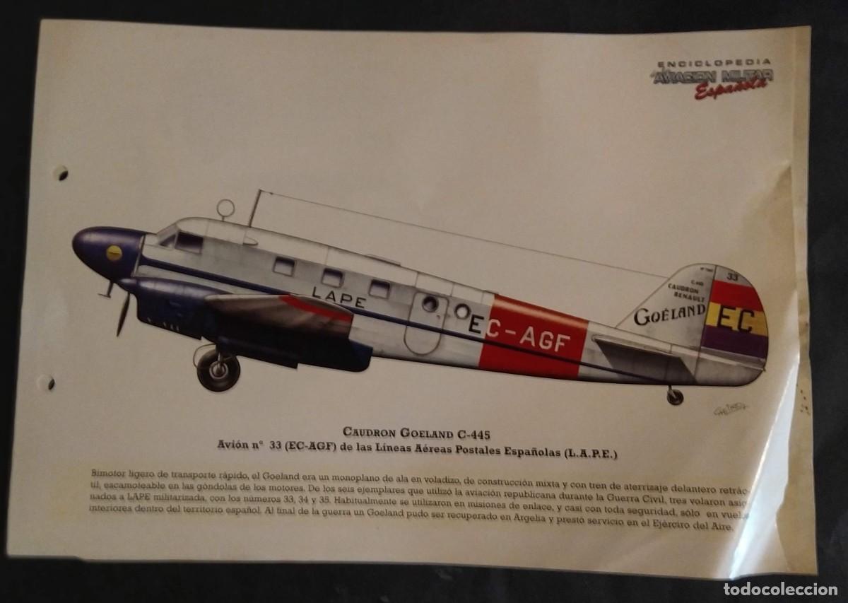 Militaria: CAUDRON GOELAND C-445. EN BUEN ESTADO