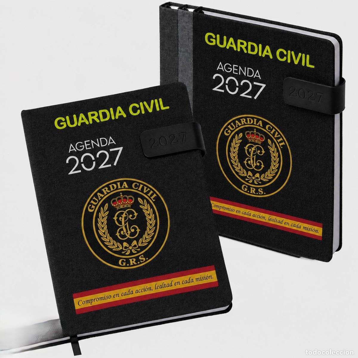 Militaria: Agenda GRS Guardia Civil 2027 - Negro, gris o azul