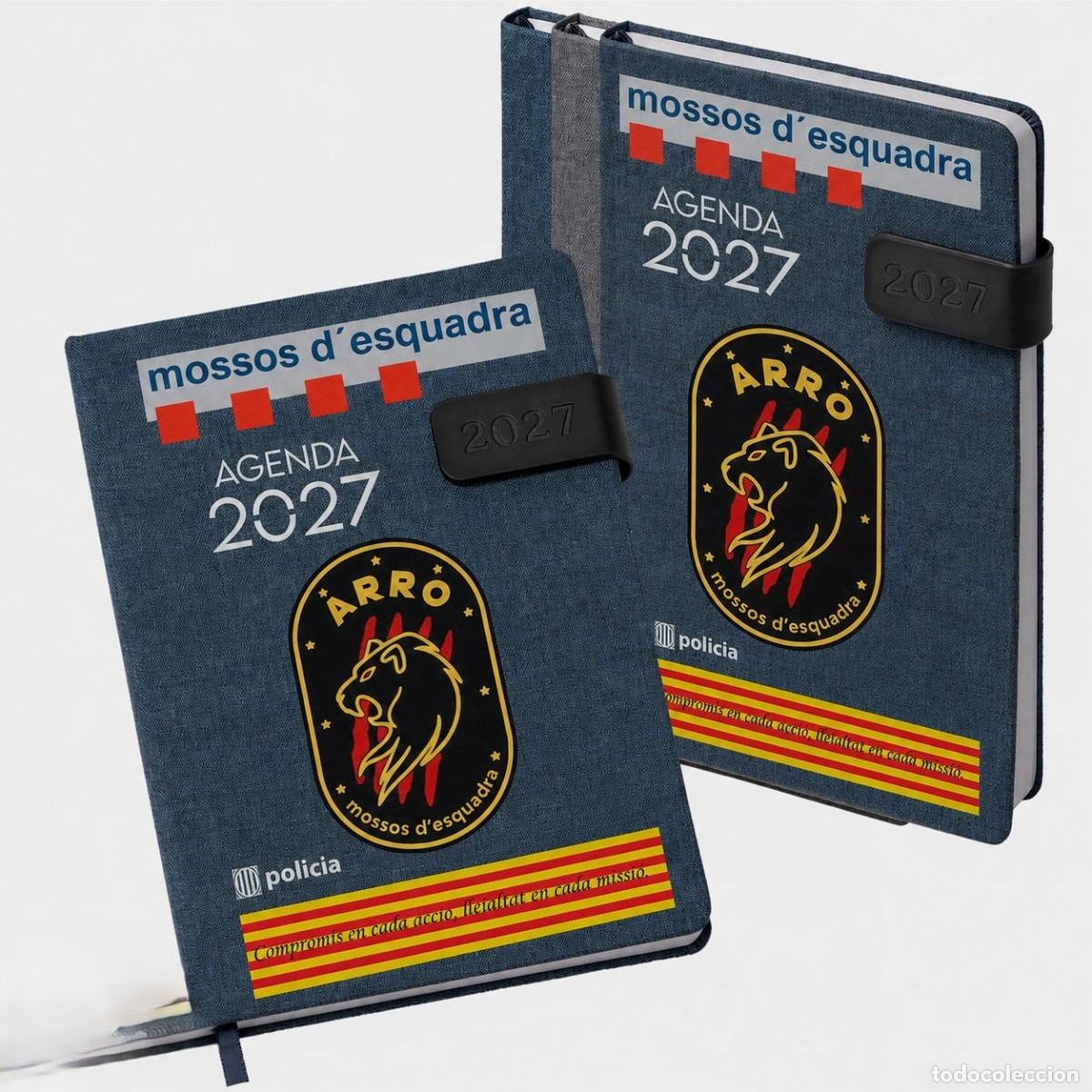 Militaria: Agenda ARRO Mossos d`Esquadra 2027 - Negro, gris o azul