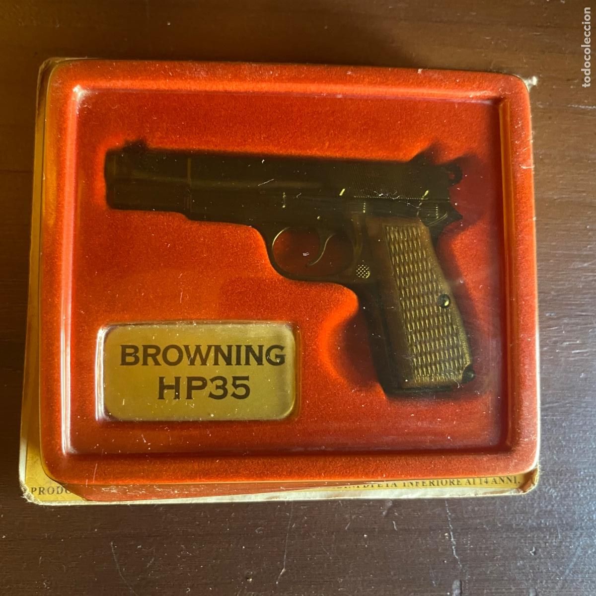 Militaria: Miniatura Browning HP35 escala 1:2,5 &ndash; Colecci&oacute;n Pistolas y Rev&oacute;lveres