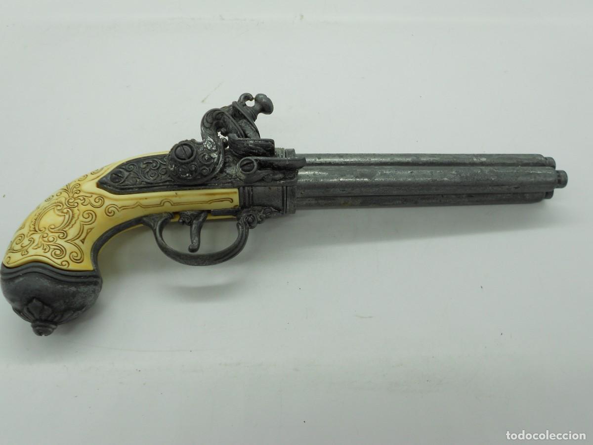 Militaria: replica de pistola muy bonita pesa 840 gramos 28 cm de largo