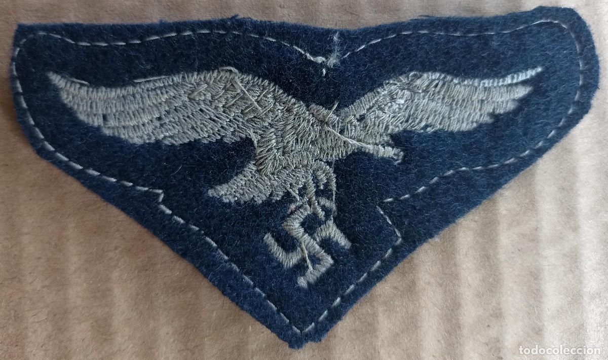 Militaria: &Aacute;guila insignia para gorra Luftwaffe wehrmacht (III Reich Hitler- Nazi- Alemania) WWII