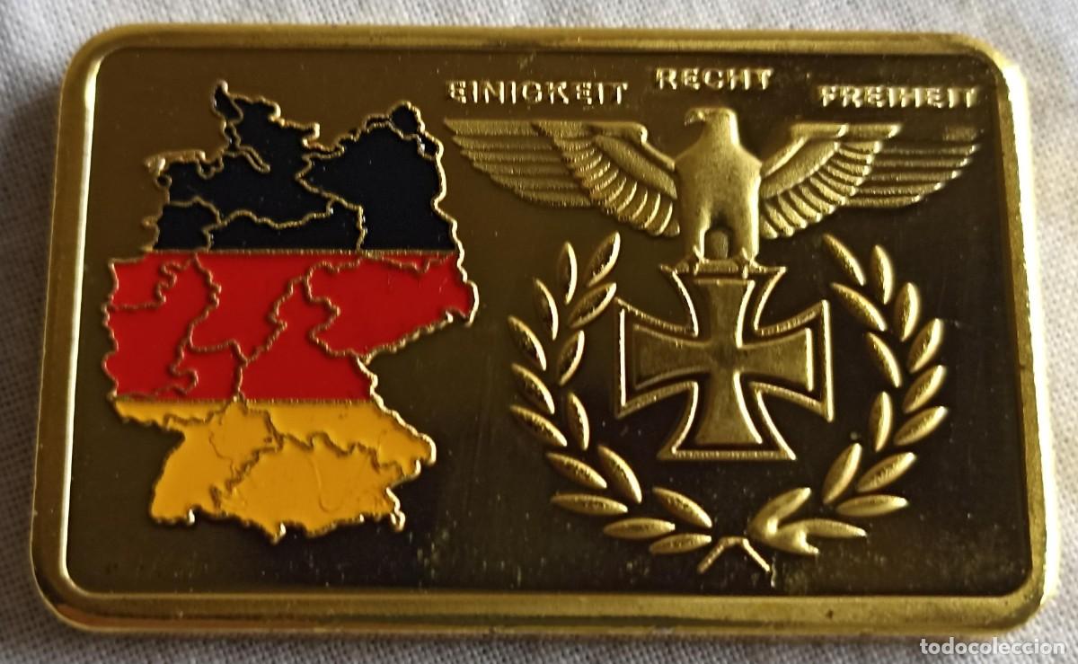 Militaria: Lingote Conmemoraci&oacute;n 2&ordm; Guerra Mundial Alemania, Bundesrepublik Deutschland