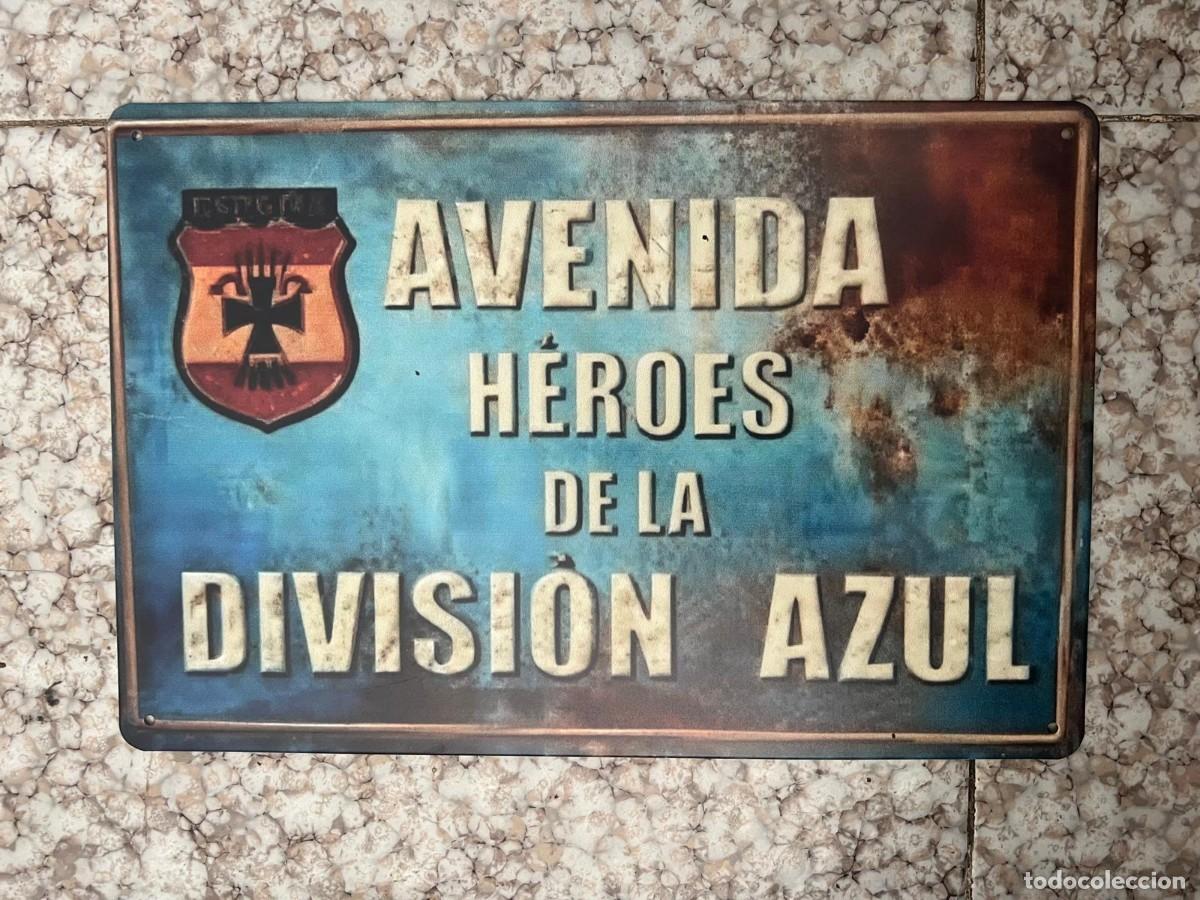 Militaria: Placa conmemorativa de la divisi&oacute;n azul