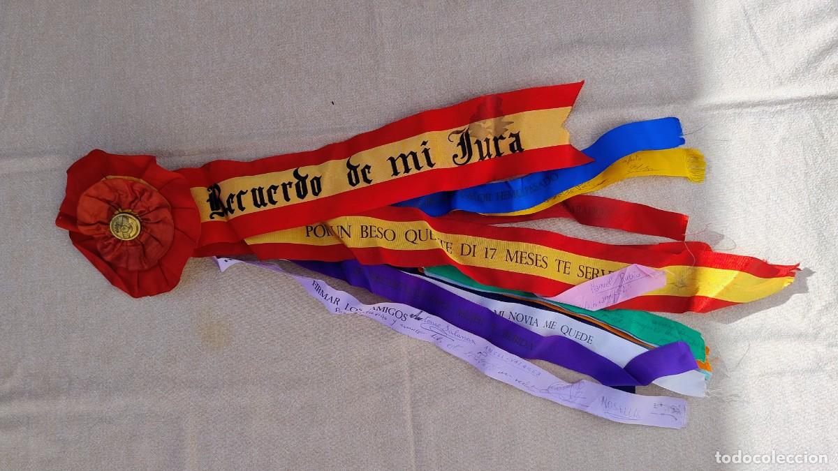 Militaria: CINTA RECUERDO FIN SERVICIO MILITAR. EJERCITO DEL AIRE. EPOCA FRANCO.